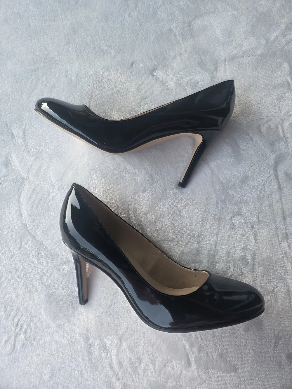 Marc Fisher Black Patent Leather Stiletto Pumps Size 9M